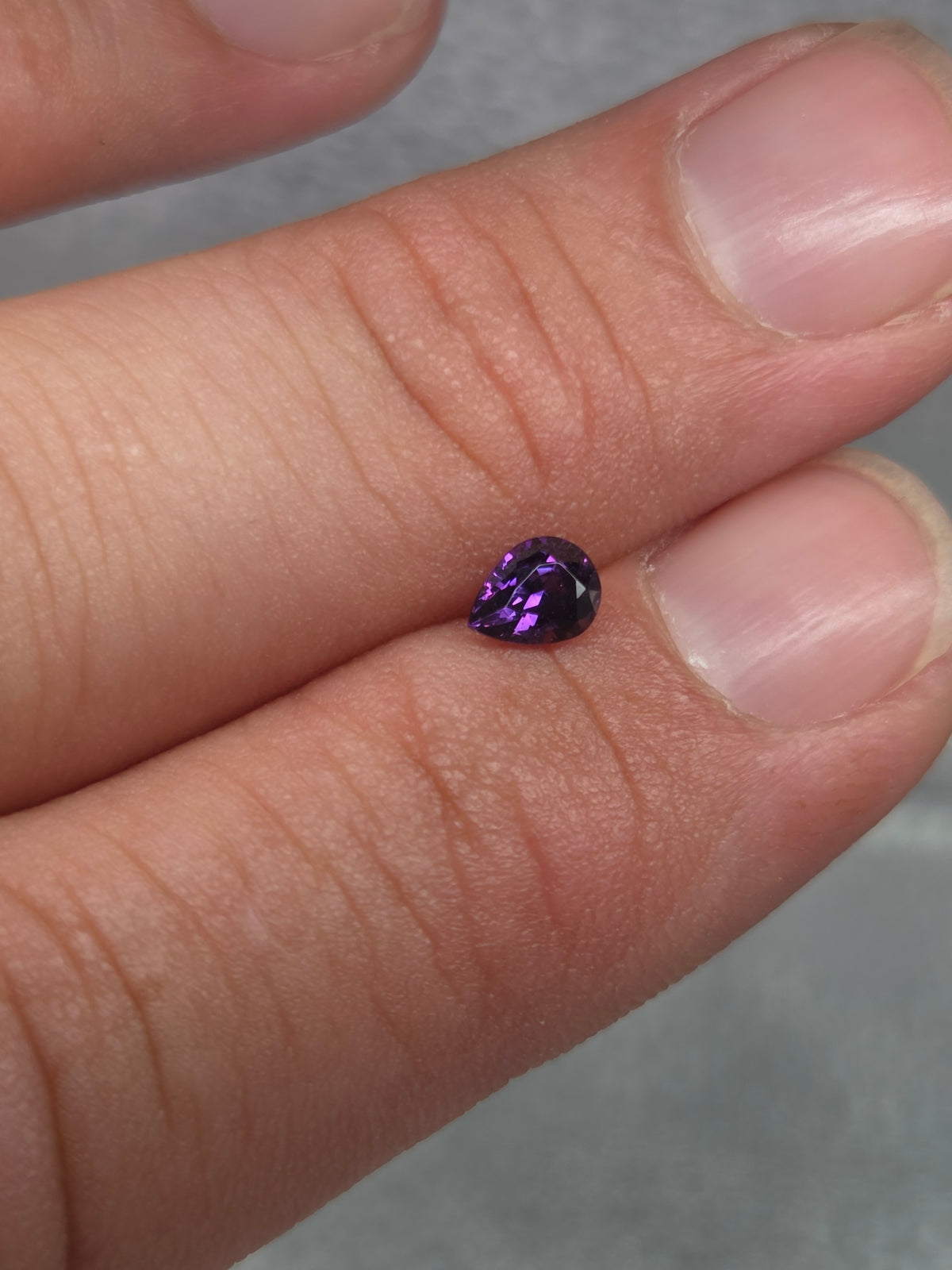 Saphir violet naturel – 0,55 ct